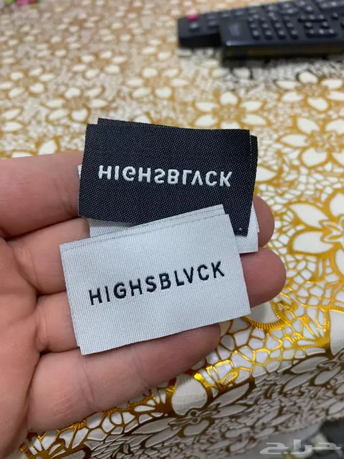 ليبل قماش تطريز نسيج لوقو جلد طباعة حفر ليزر 0