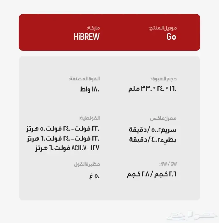 مطحنة هيبرو الاحترافية G5 22
