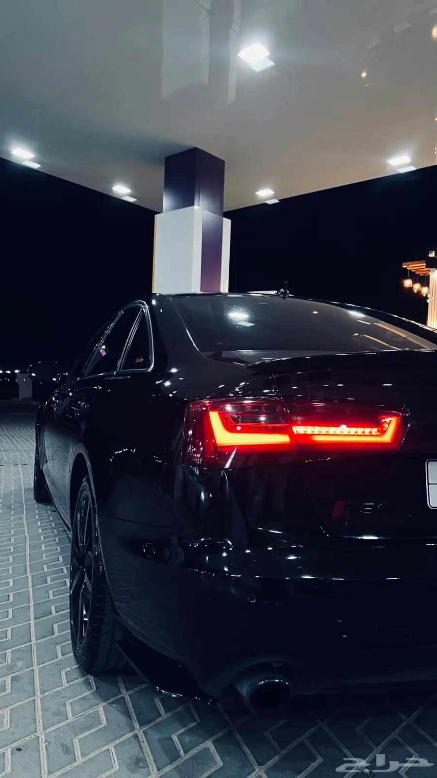 اودي a6 ممشى قليل مصدوم جنب ايسر بابين و رفرف 3