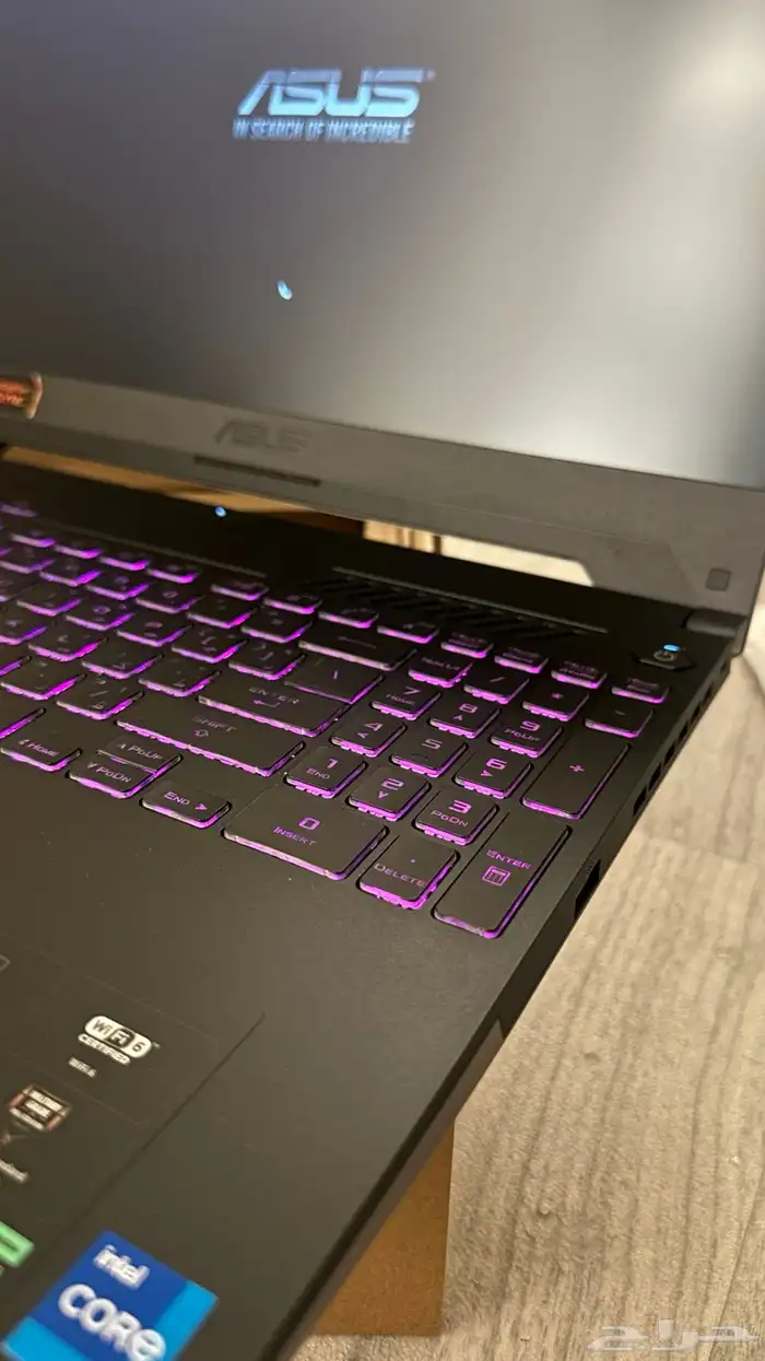 لابتوب العام قيمنق جديد بفاتورته عالضمان ASUS F-15 i7 12th 15
