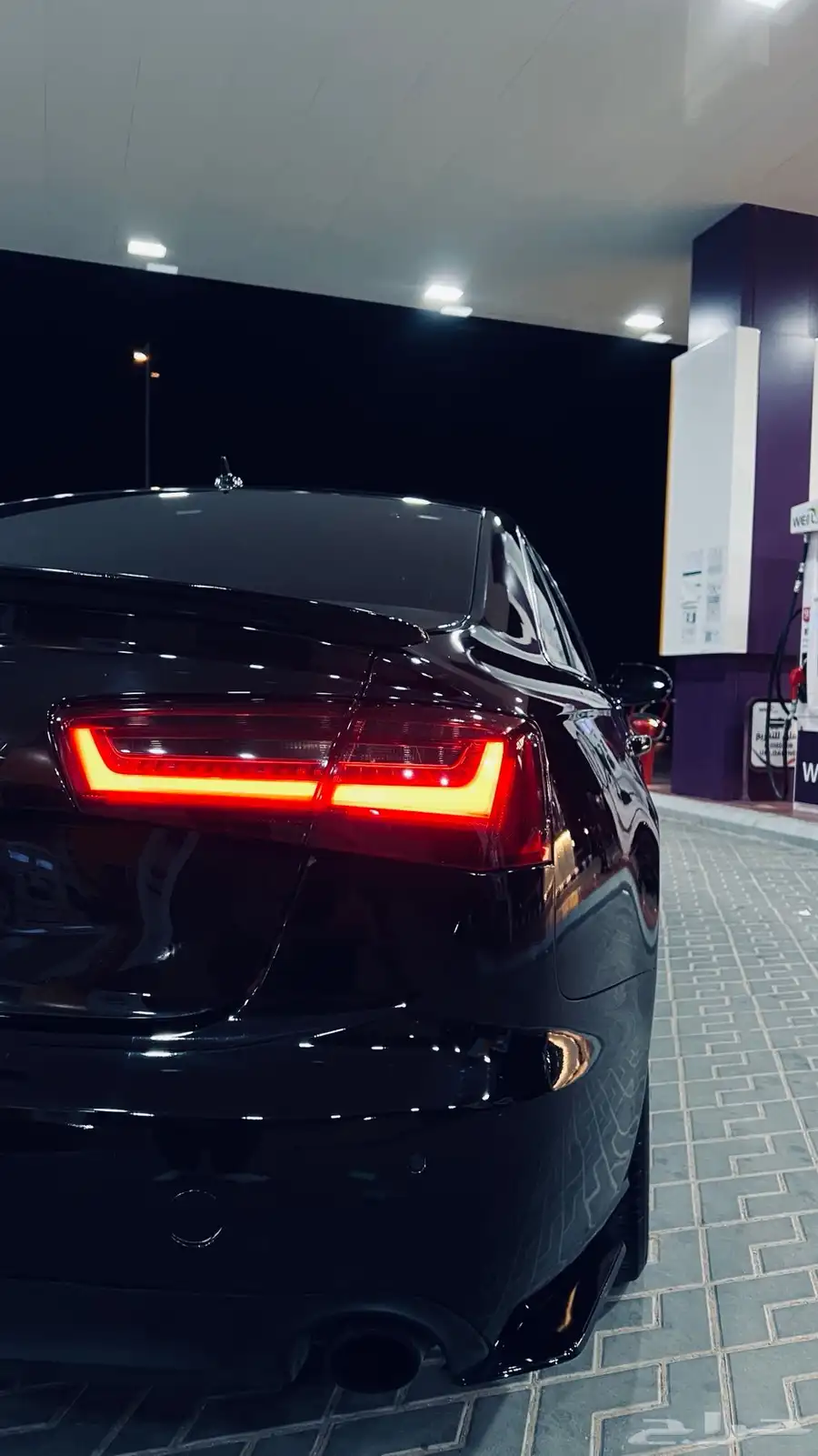 اودي a6 ممشى قليل مصدوم جنب ايسر بابين و رفرف 5