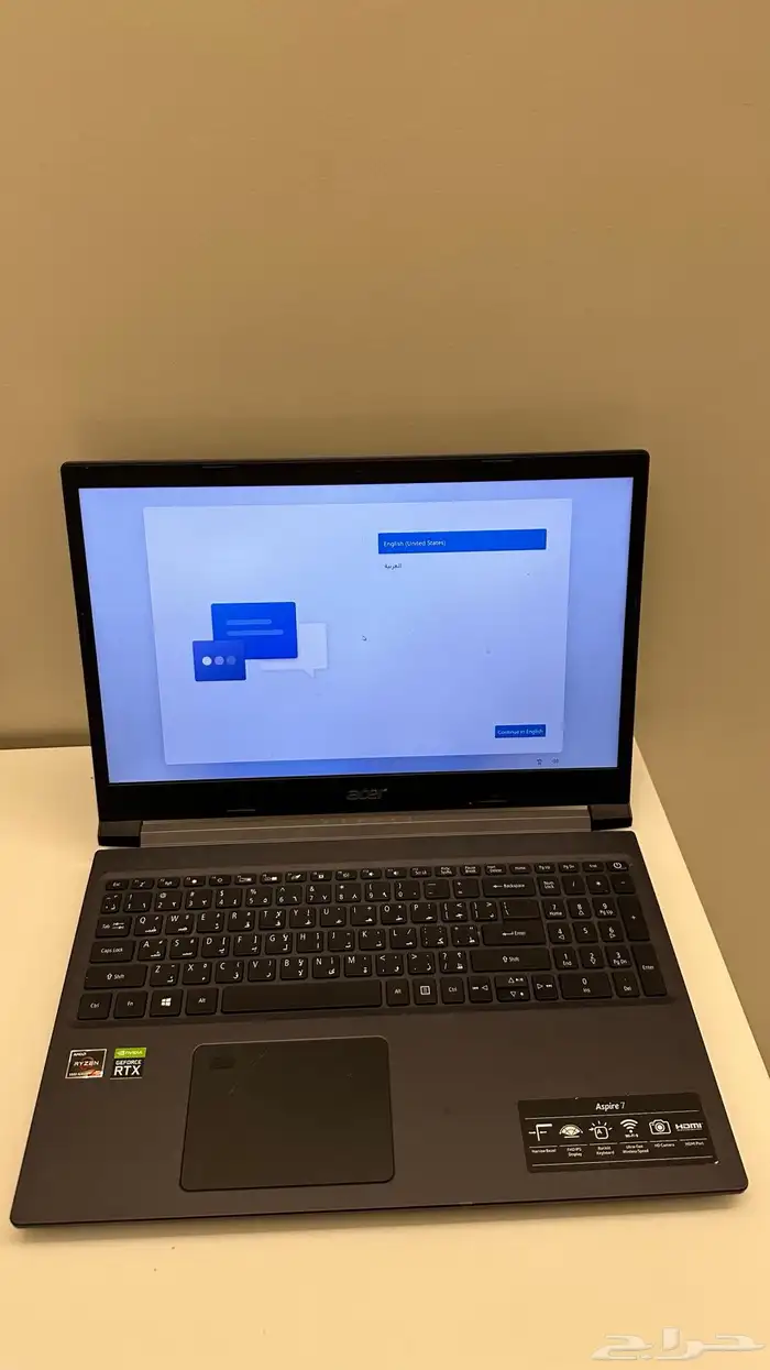لابتوب acer aspier7 1