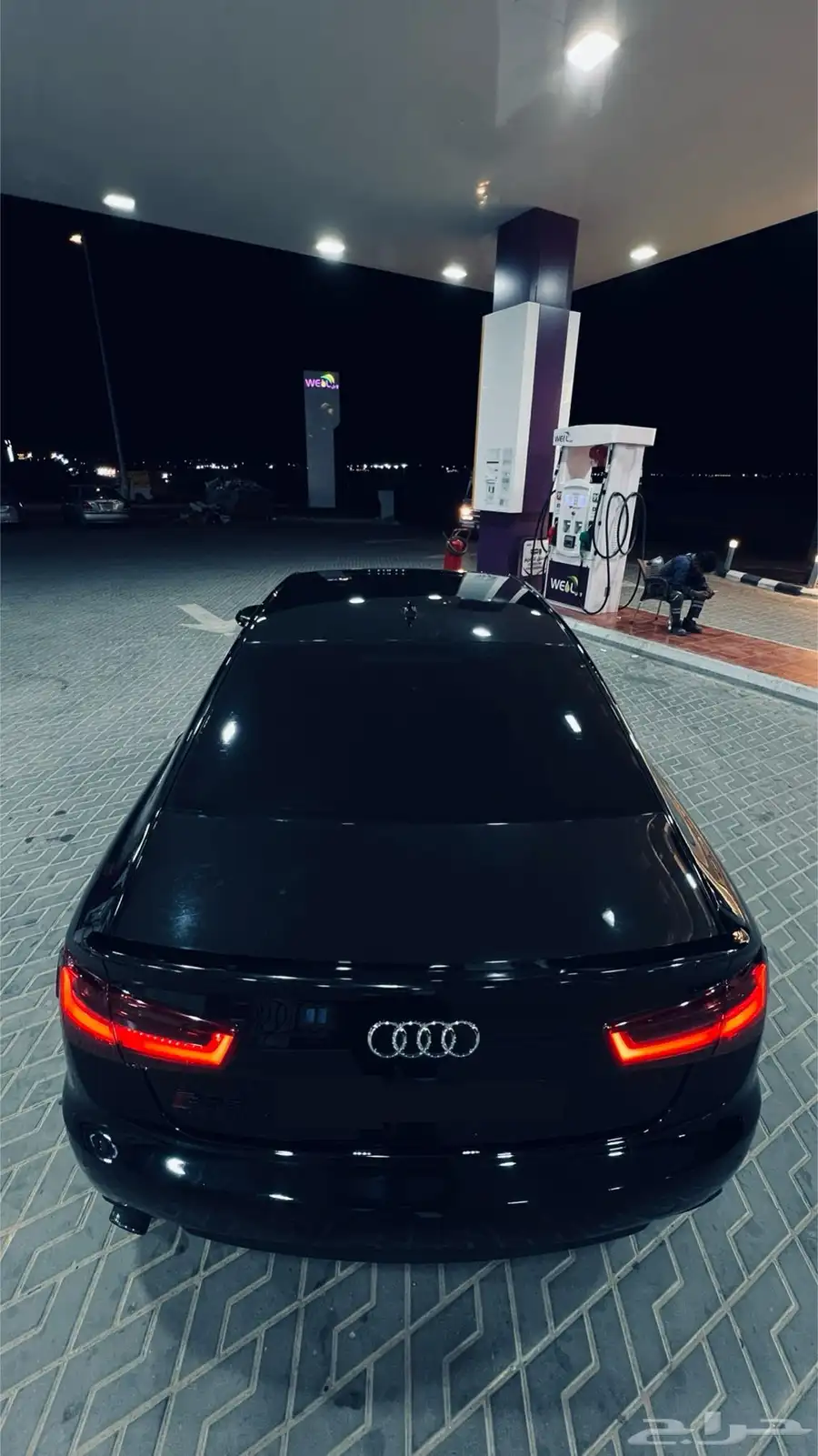اودي a6 ممشى قليل مصدوم جنب ايسر بابين و رفرف 4