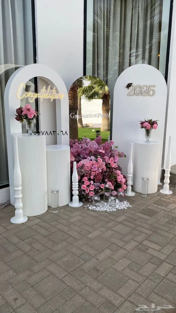تخرج حفلات كوش طاولات ايجار في الرياض 99