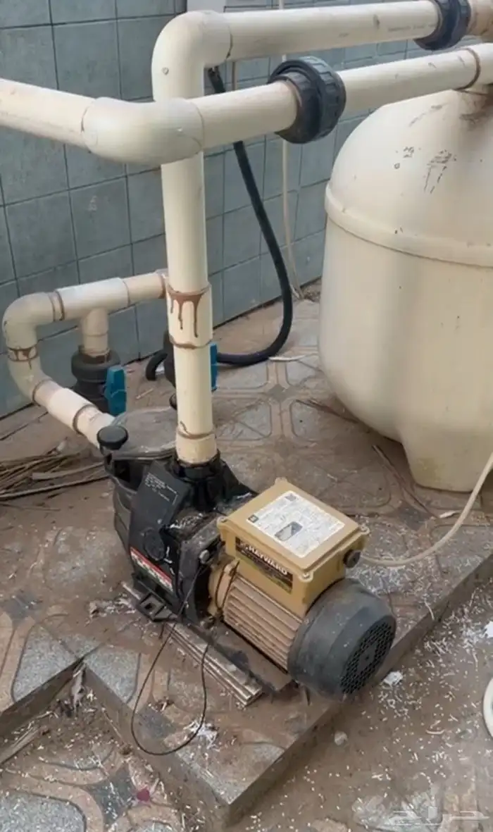 فلتر مسبح شبه جديد استخدام قليل مره 1