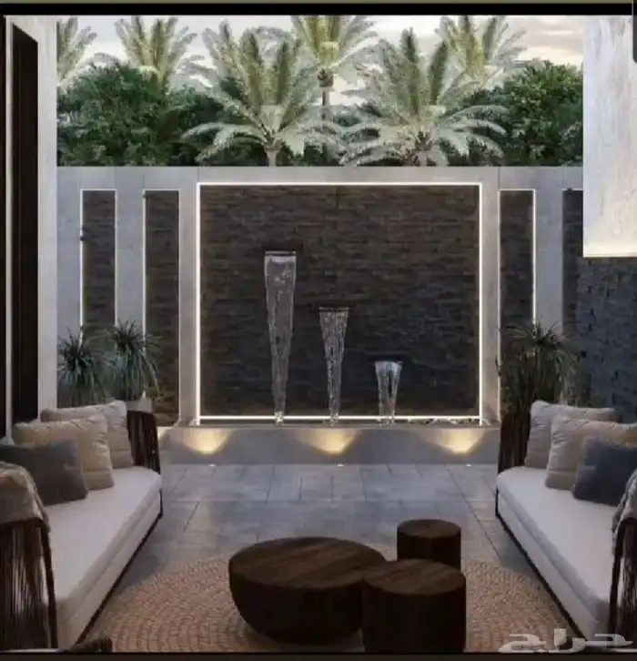 مسبح شلال نافورة 11