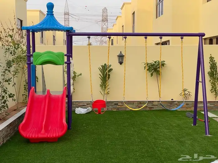 مجموعة ألعاب وترفيه مراجيح زحليق للأطفال تناسب دخليه خرجيه 8