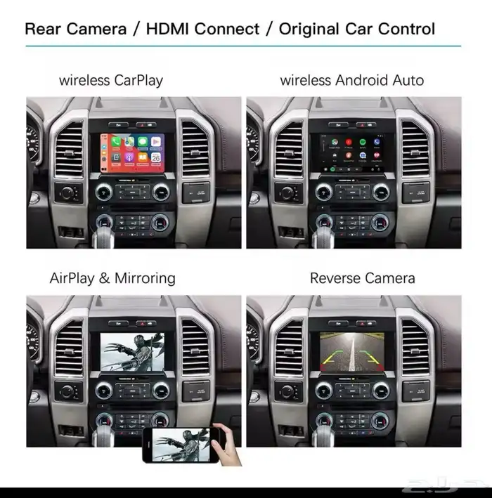 جهاز تحويل الشاشة إلى اندرويد وكار بلاي لسيارات فود 0