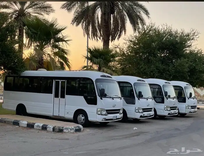 للايجار باصات كوستر 30 راكب ديزل مع السائق 0