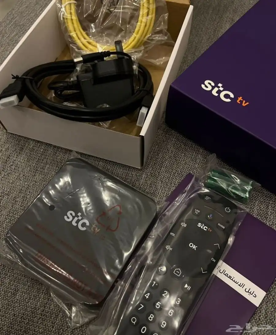 جهاز رسيفر stc جوي تي في للبيع 200 ريال جديد وفيه مستخدم 4