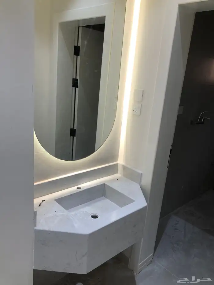 مغاسل رخام طبيعي وصناعة ومطبخ وطولات مع التركيب 19