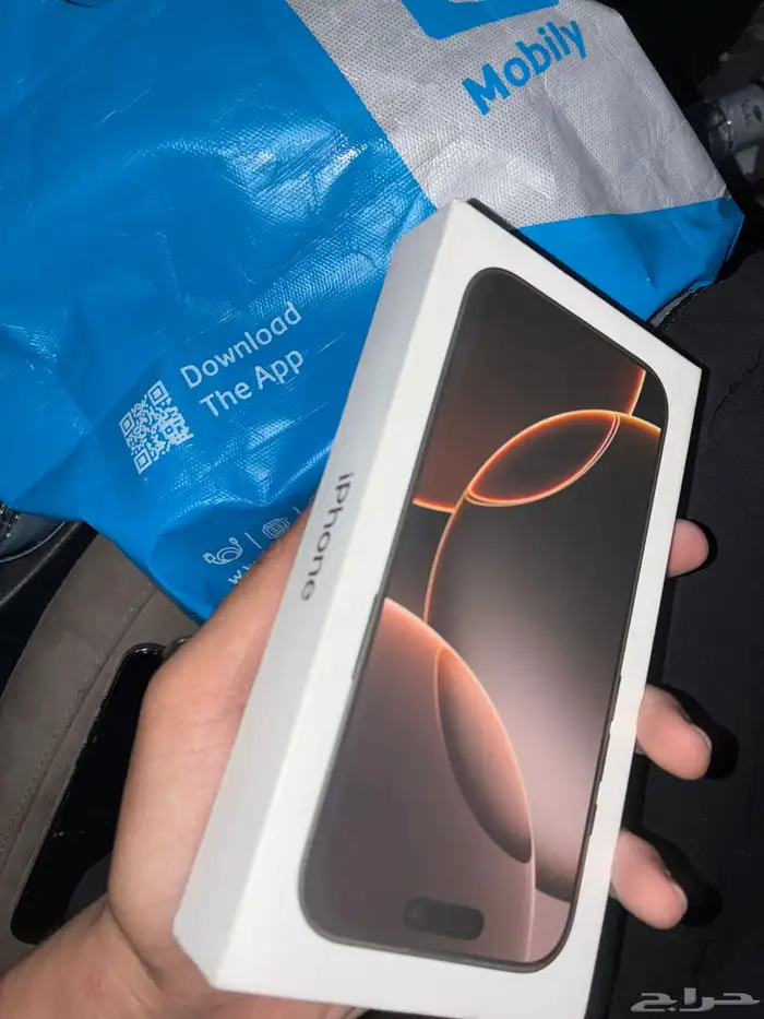 جديد إيفون 16 برو   ديزرت تيتانيوم 128 gb 0