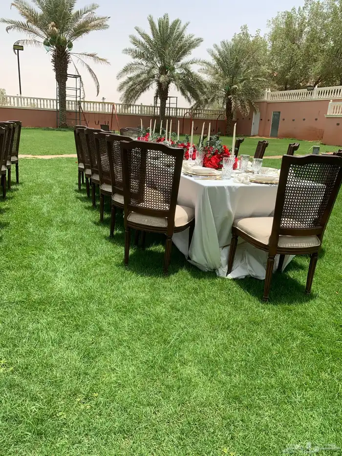 كوش طاولات عشاء طاولات تخرج استقبالات 17