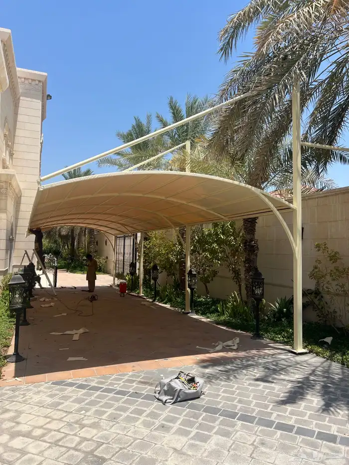 تركيب سواتر ومظلات 2