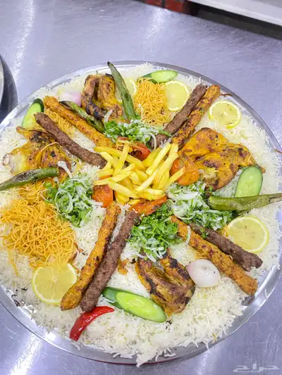Mix grill 1 kilo with white rice 0