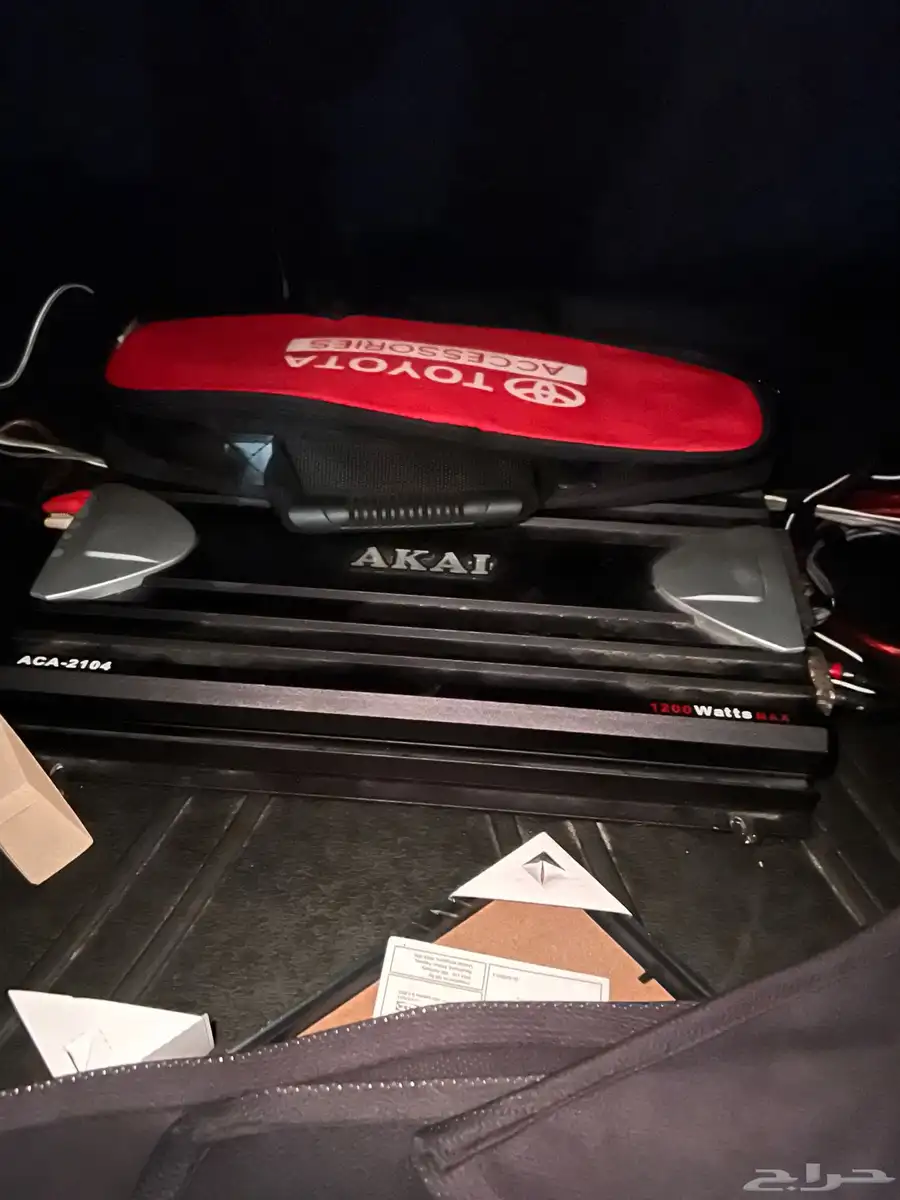 بكج صوت كامل للسيارة AKAI   kenwood 600 واط 1