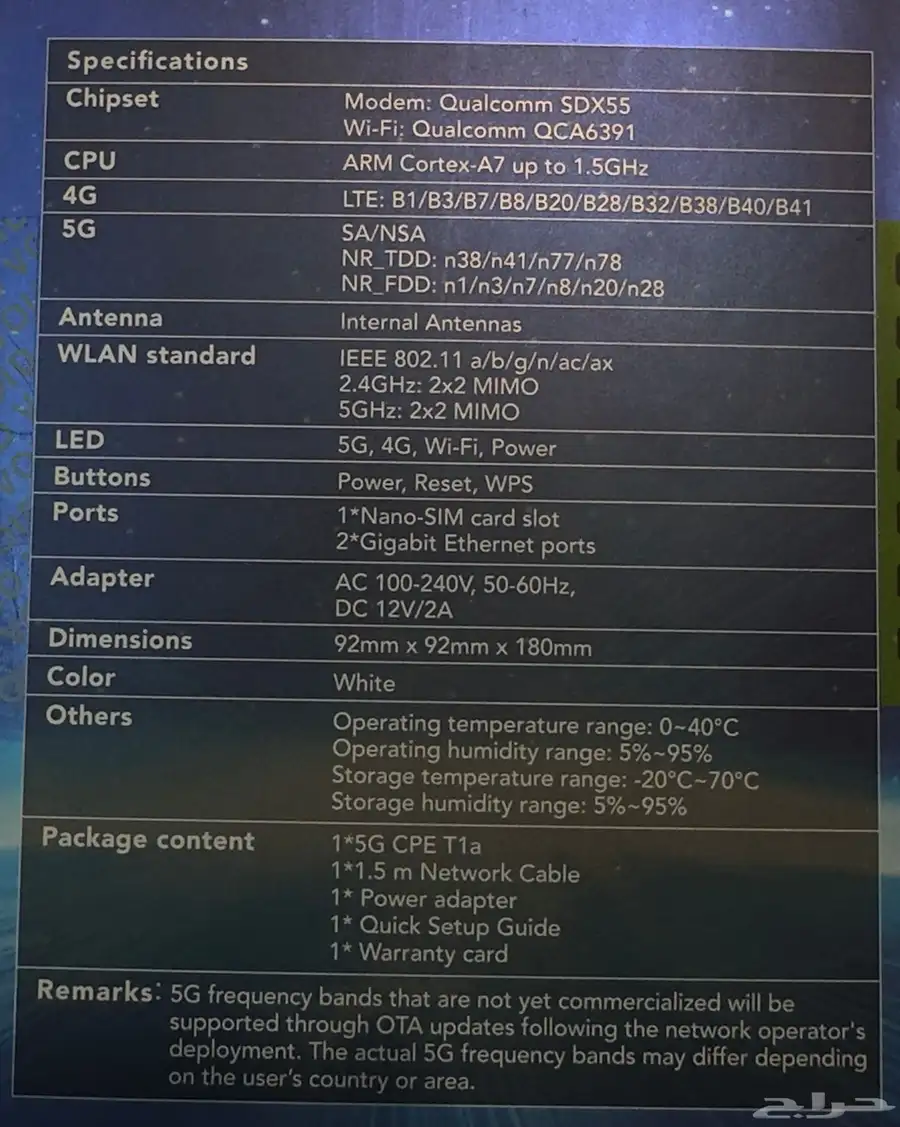 راوتر زين 5G 4
