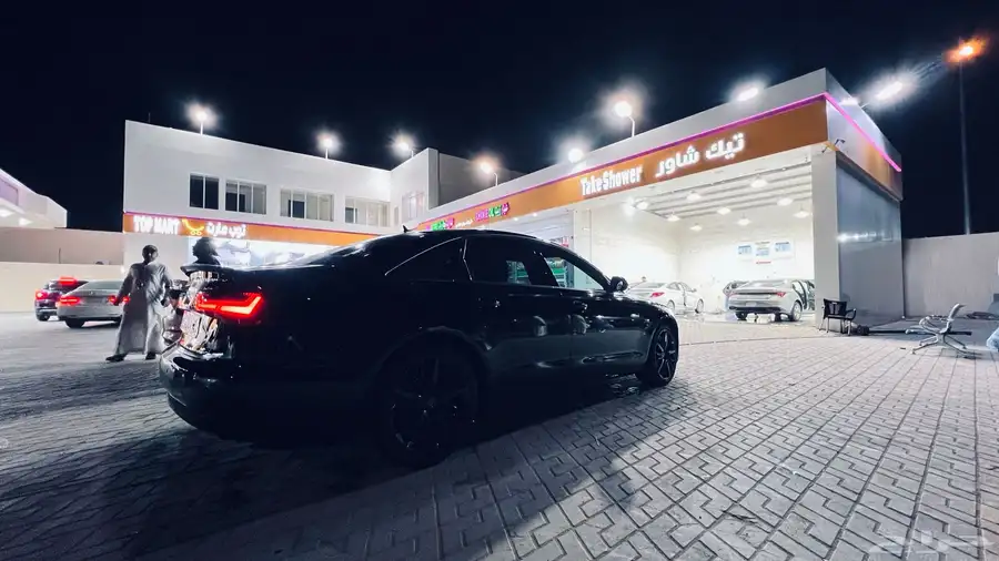 اودي a6 ممشى قليل مصدوم جنب ايسر بابين و رفرف 7
