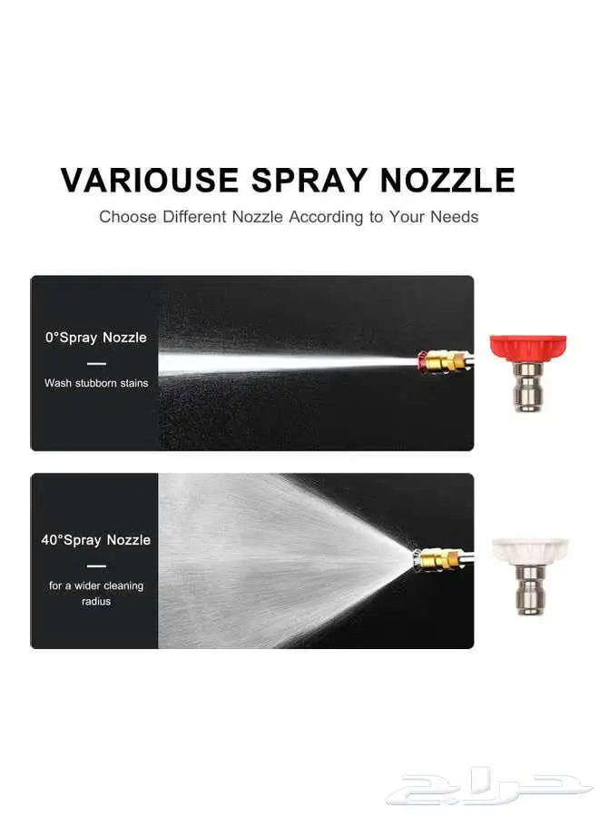 مضخة غسيل سيارات متعددة الاستخدام لاسلكية 2