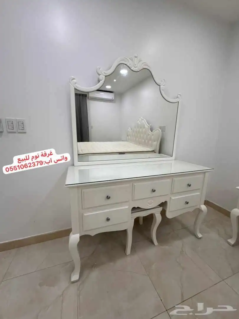 غرفة نوم جديدة كليا  مستخدمة فقط 4 سنوات مصممة من مكان معروف 1
