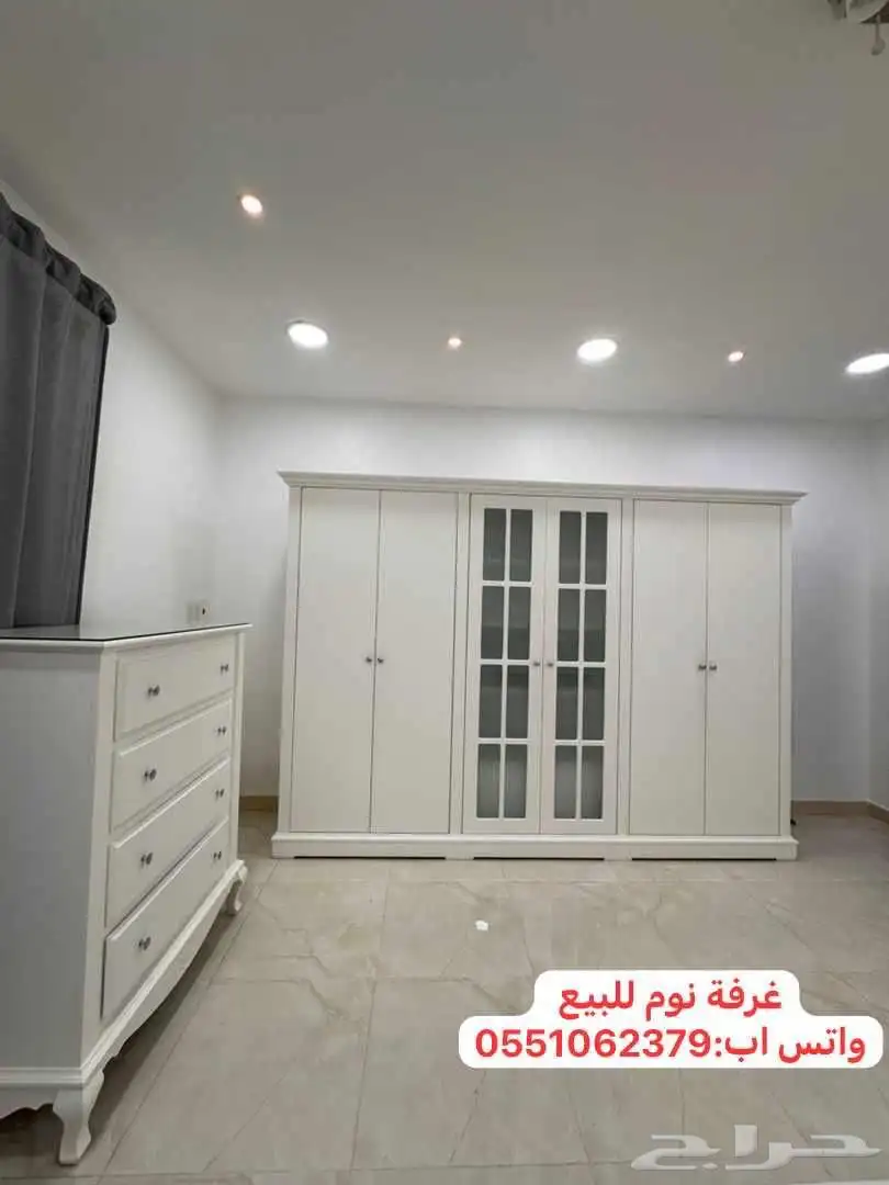 غرفة نوم جديدة كليا  مستخدمة فقط 4 سنوات مصممة من مكان معروف 0