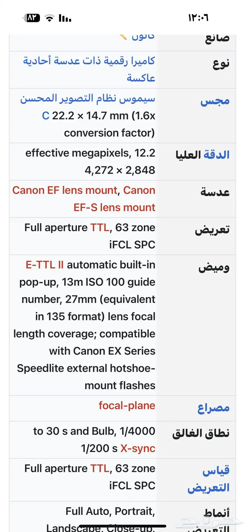 كاميرات كانون 1100D 4