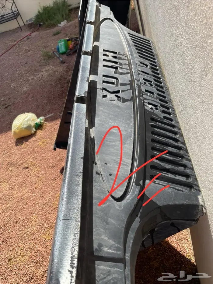 فيبر حوض هايلوكس لون اسود 8