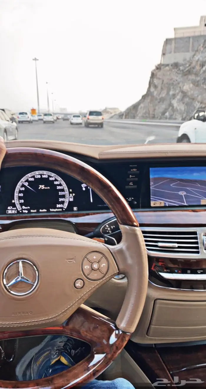 مرسيدس S350 مديل 2012 للبدل ب ( لكزس 460 ) او جمس 17