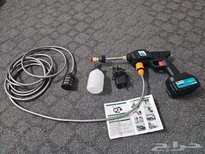 مضخة غسيل سيارات متعددة الاستخدام لاسلكية 8