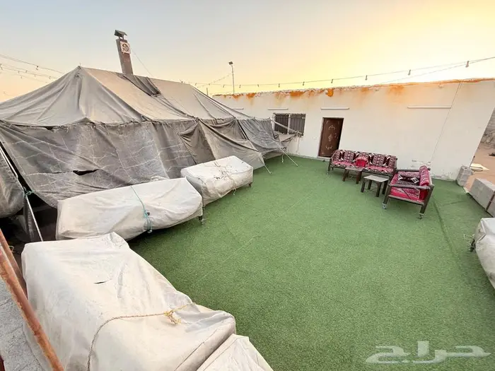 للايجار السنوي استراحة مؤثثه بالكامل مع ارض مساحتها 4500 14