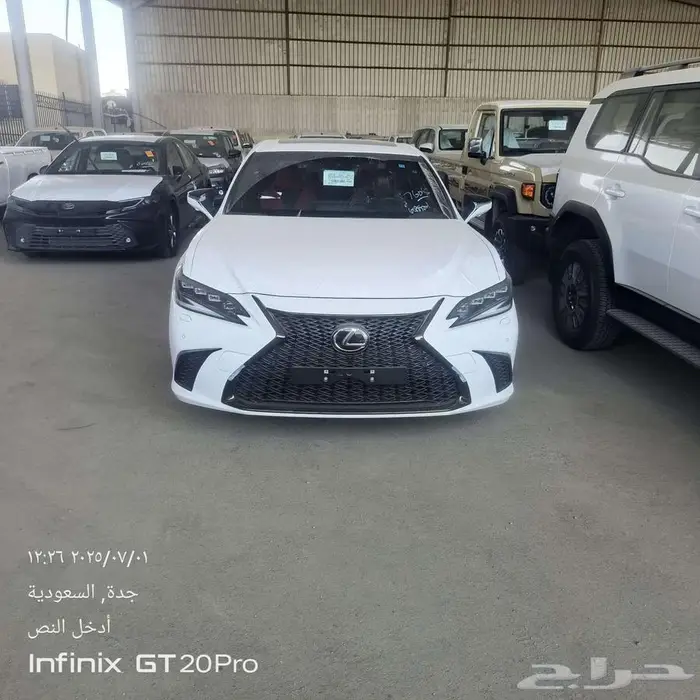 لكزس ES 350 اف اف أبيض بنزين 2025 اقل سعر كاش واقساط 0