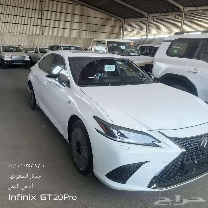 لكزس ES 350 اف اف أبيض بنزين 2025 اقل سعر كاش واقساط 1