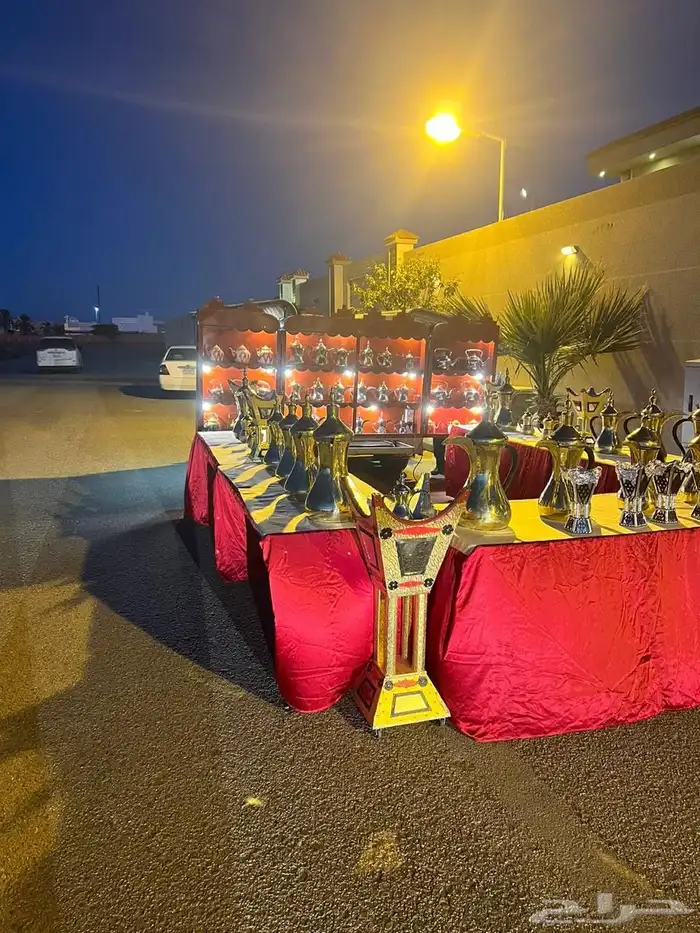 عربة القهوة والشاهي للمناسبات لتجهيز المناسبات 0