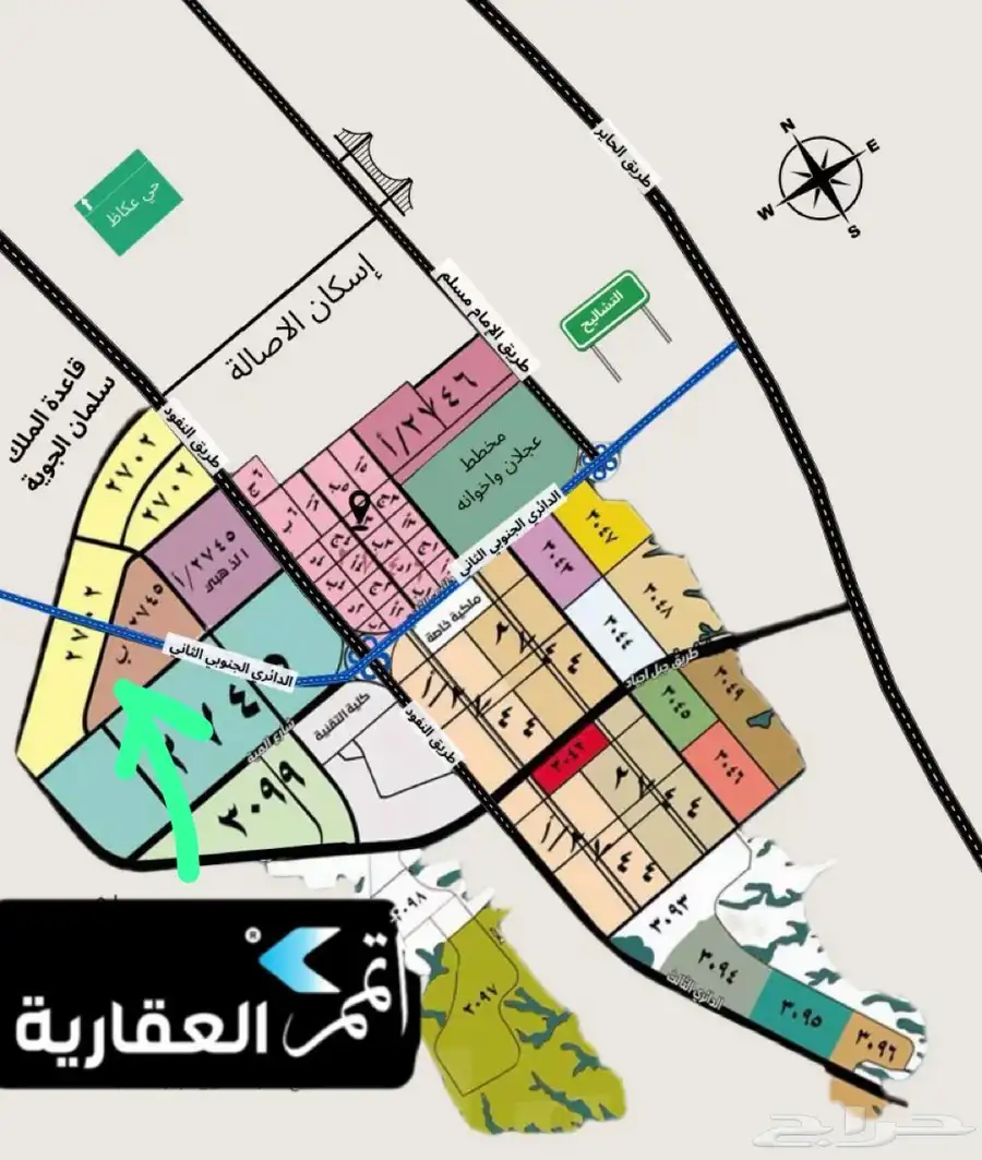 ارض مساحة 200 متر للبيع 1