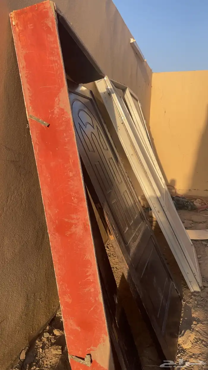 بيبان 2 باب اللمونيوم 1 باب خشب 0