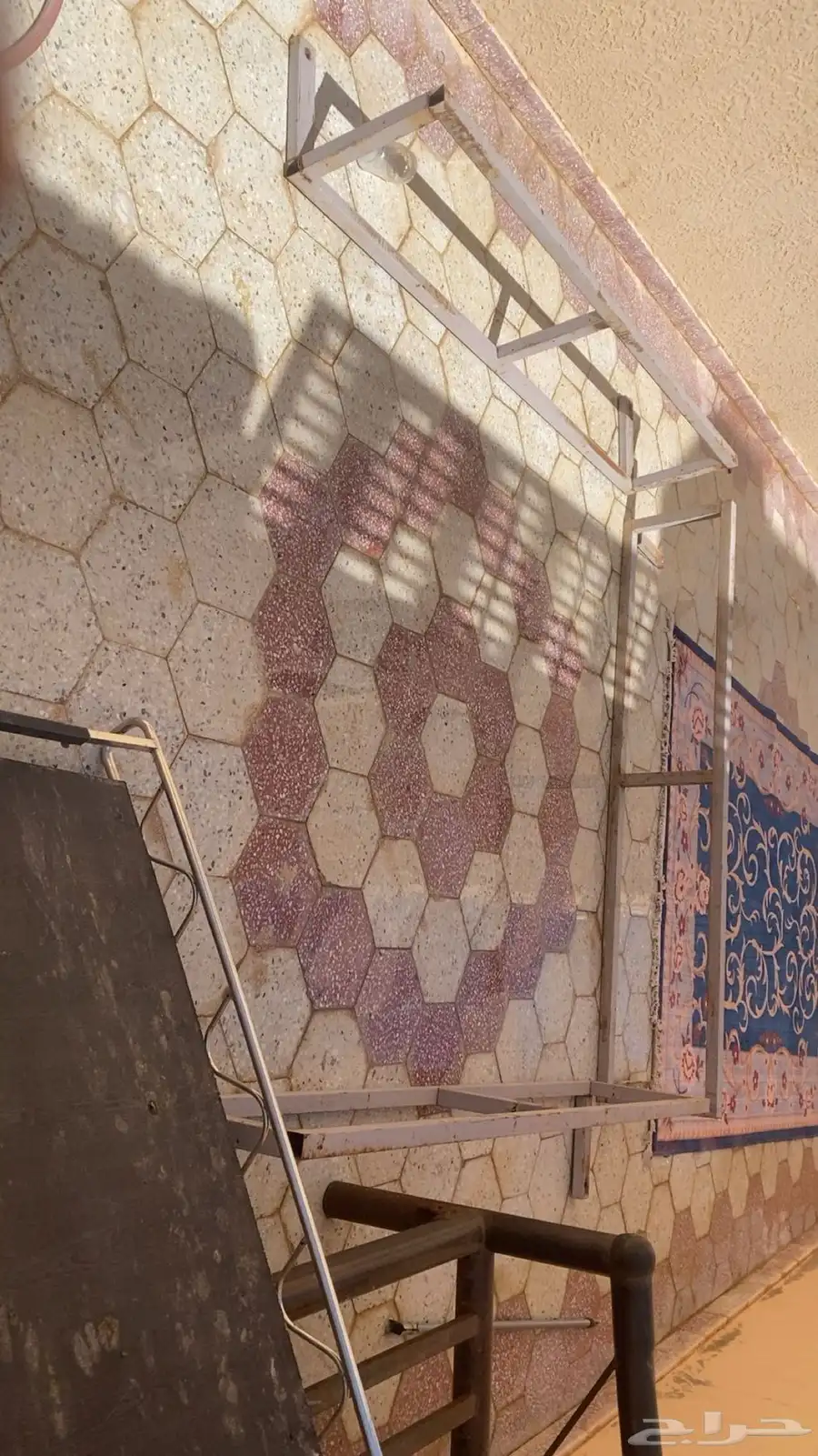 حديد جلسات ارضيه و سله موتر 0