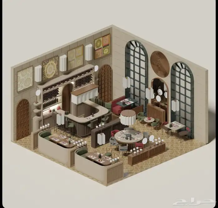 تصميم ديكور داخلي بيوت صالات  يلا كوفيهات 8