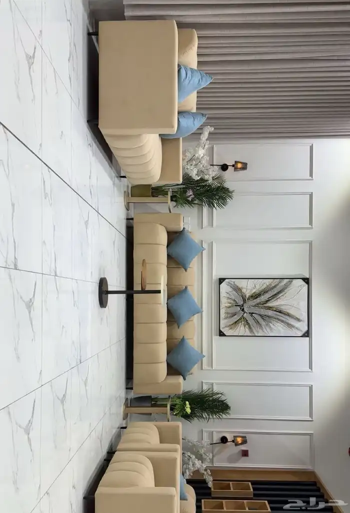 كنب مفرق تفصيل خشب سويدي ماليزي اسفنج الترا فوم دانلوب 1