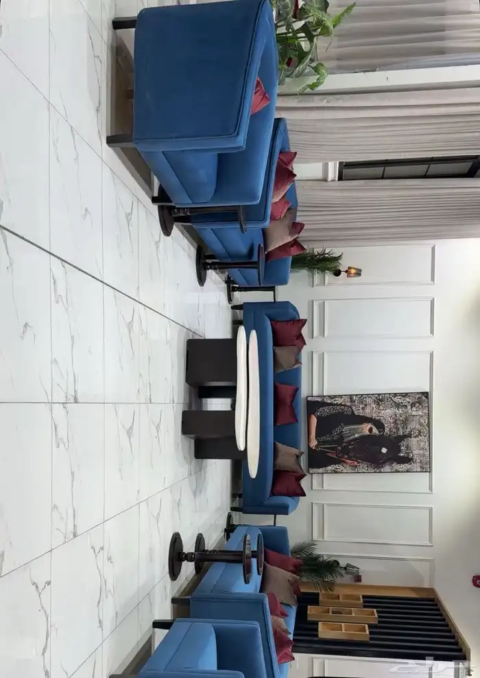 كنب مفرق تفصيل خشب سويدي ماليزي اسفنج الترا فوم دانلوب 9