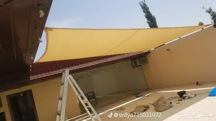 مظلات سيارات سواتر بيوت شعر مظلات فرنسي مظلات هرمي 2