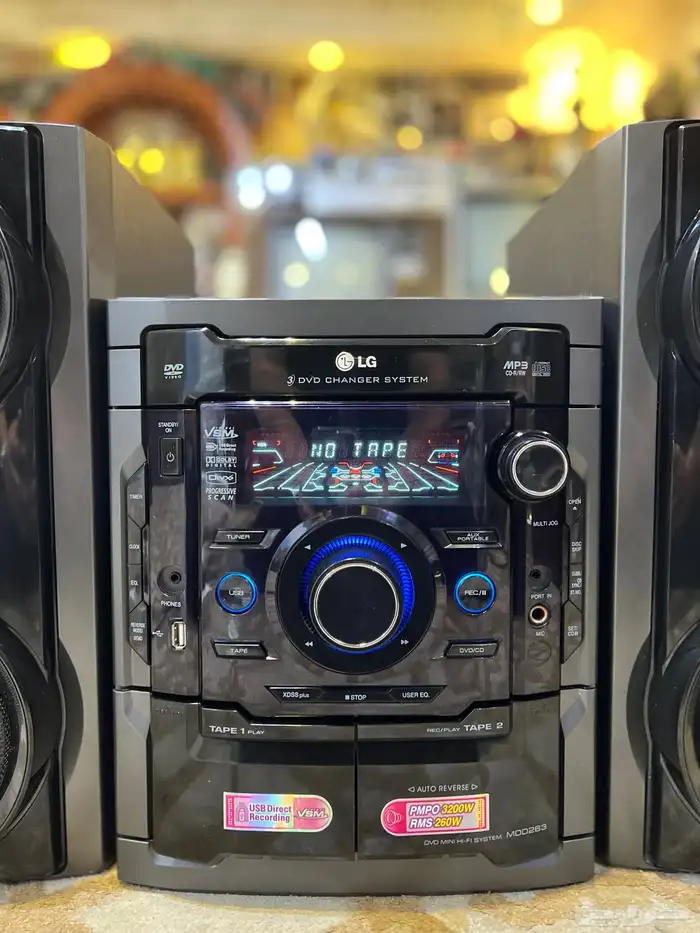 مسجل استريو شبه جديد وقديم مخزن 7