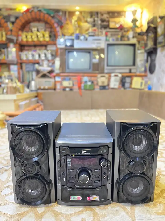 مسجل استريو شبه جديد وقديم مخزن 1