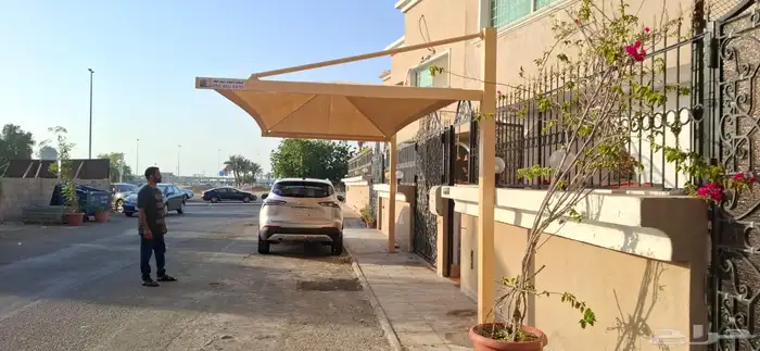 مظلات سيارات سواتر بيوت شعر مظلات فرنسي مظلات هرمي 9