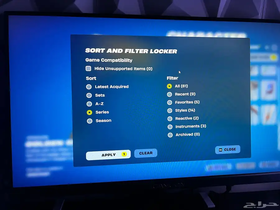 حساب فورت نايت 17