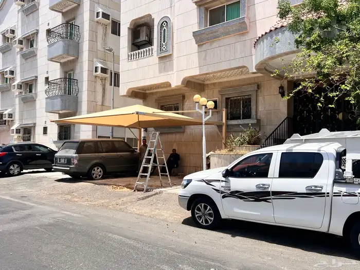 مظلات سيارات سواتر بيوت شعر مظلات فرنسي مظلات هرمي 13