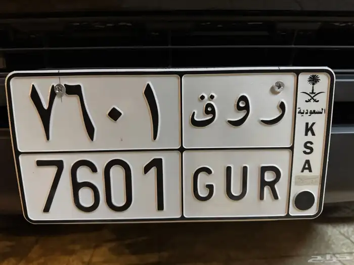 لوحة سيارة 1