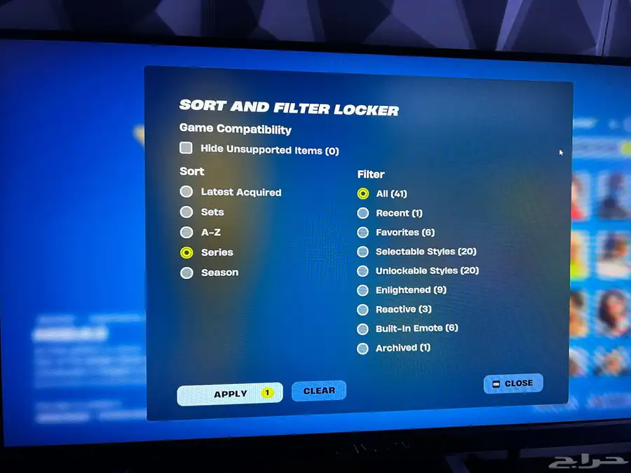 حساب فورت نايت 9