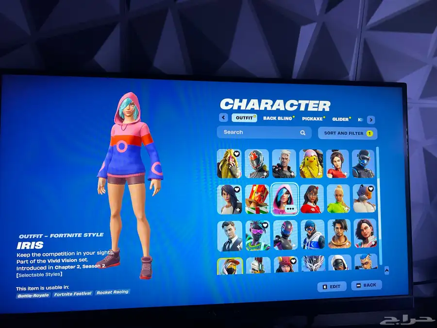 حساب فورت نايت 2