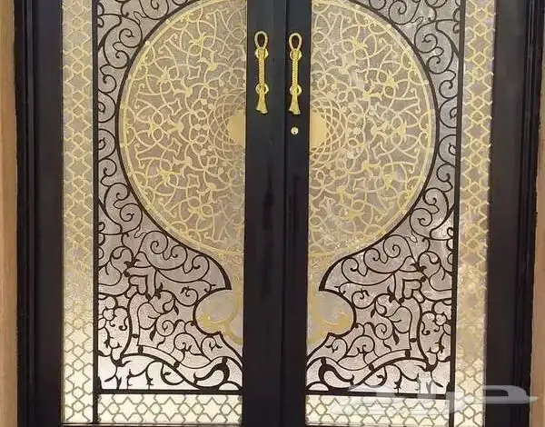 ابواب حديد قص ليزر كلادينج 1