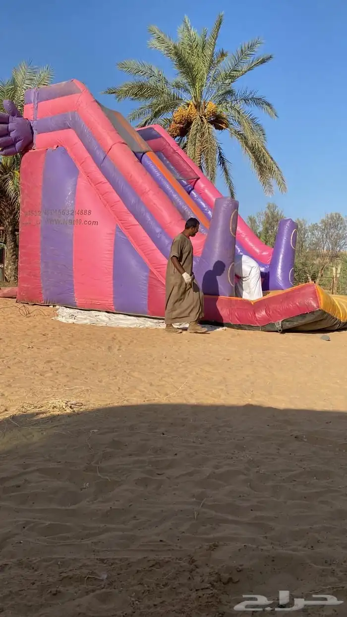 نطيطه للبيع معه مطورين هواء الحجم غير معروف على الفحص 2